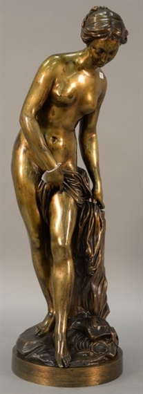 Étienne-Maurice Falconet | Bather Alabaster sculpture | MutualArt