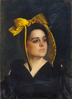 Portrait of a Young Woman Anne-François Arnaud - Anne François Arnaud