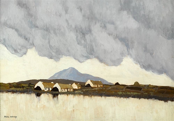 LANDSCAPE, WEST OF IRELAND by Paul Henry, circa 1915 - 1918