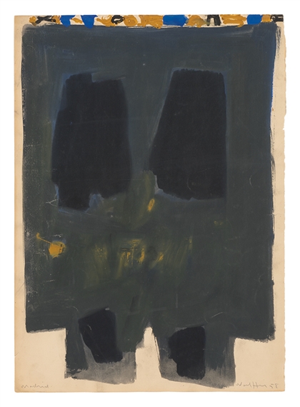 Untitled (Madrid) by Emerson S. Woelffer, 1958