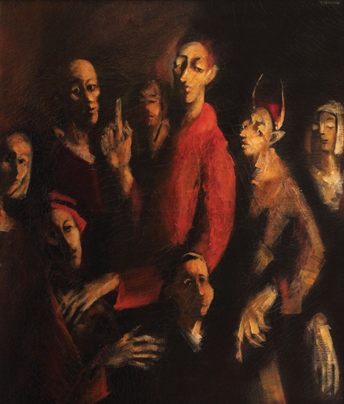The Council of the Wise Men by Mircea Ciobanu