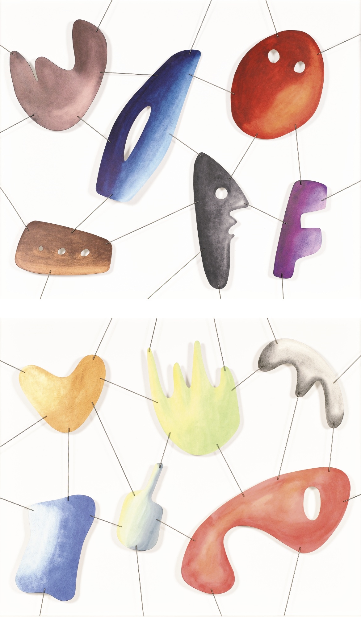 Artwork by Sergio Cappelli, Patrizia Ranzo, QUADRO DI LUCE (TWO WORKS), Made of printed rolled aluminium and aluminium slabs with LED backlight