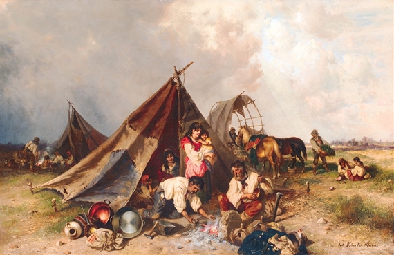 Village border by Pal Böhm