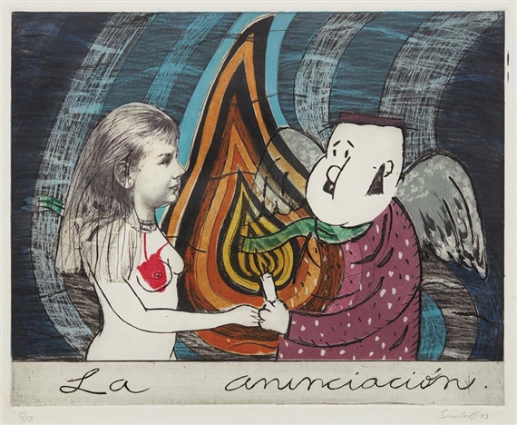 La anunciación (The Annunciation) by Sandra Ramos, 1993