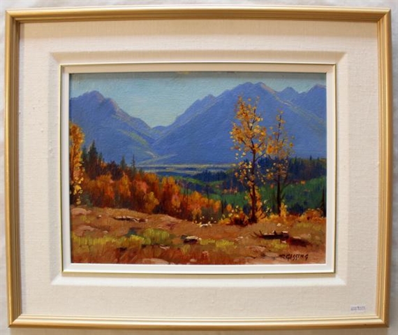 Autumn, Kootenay Valley by Roland Gissing, 1949