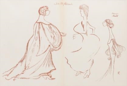 Felicja Rutkowska, Bronislawa Jeremi in the play Sisters' Scar and Helena Sulima in the role of Maud in the play Poldziewica by Karol Frycz, 1904