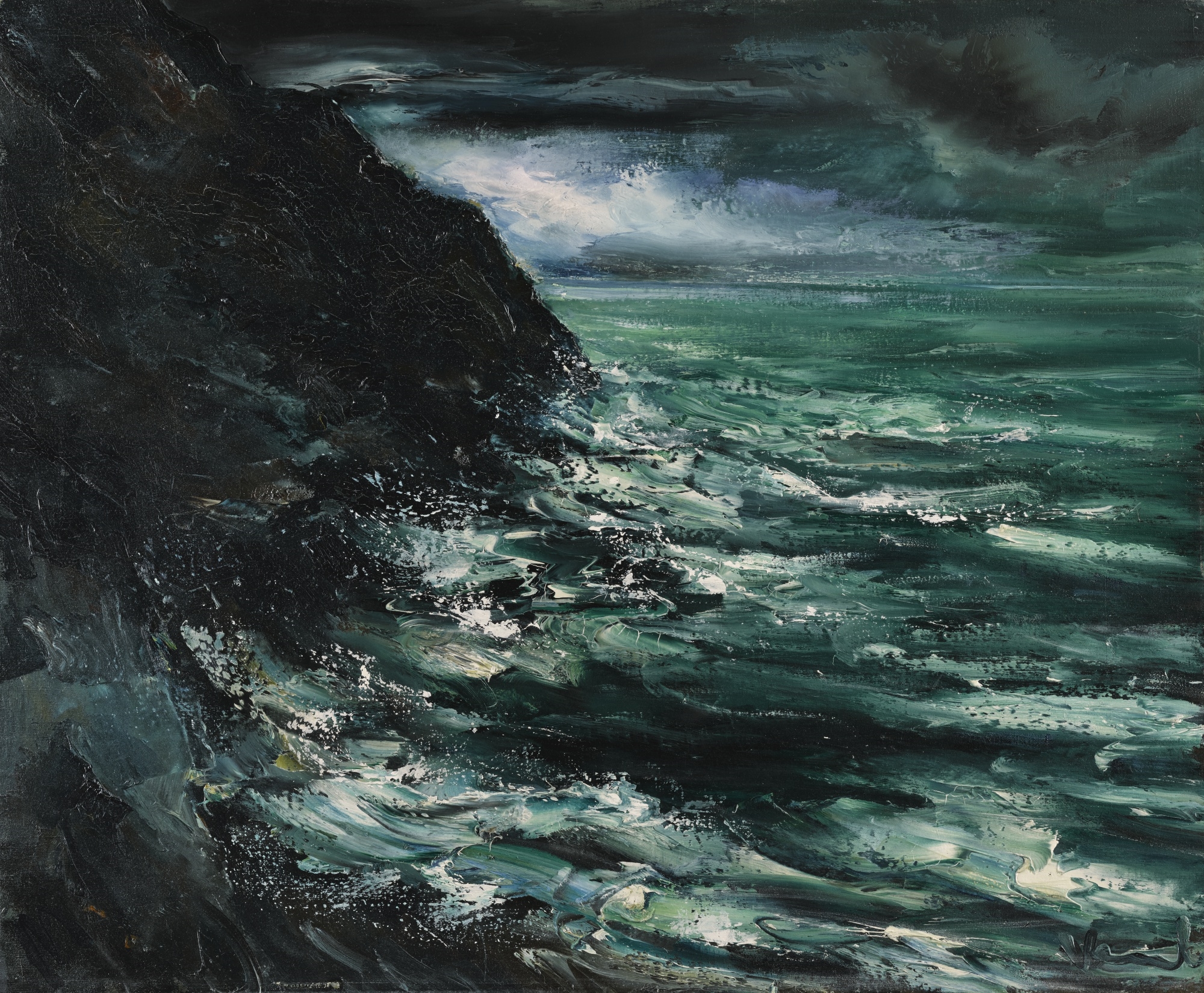 Artwork by Maurice de Vlaminck, MARINE, Made of oil on canvas