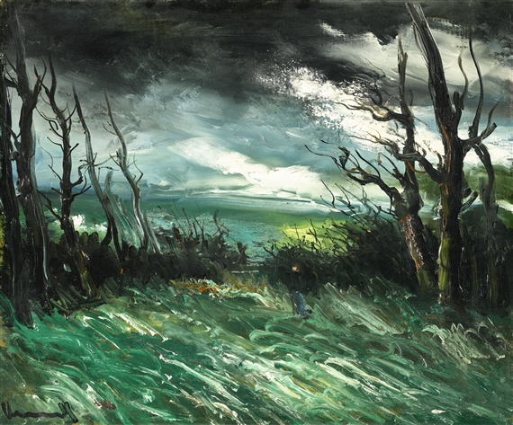 PAYSAGE AU CRÉPUSCULE