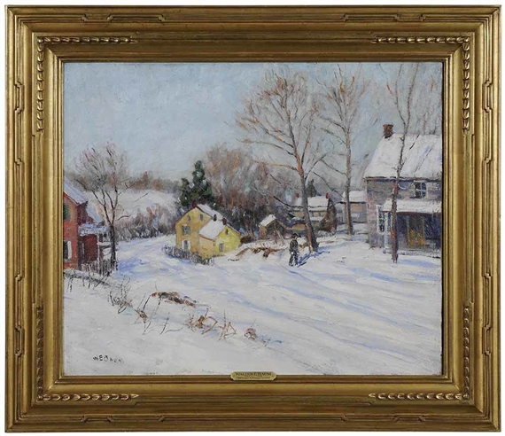 Winter Village by Walter Emerson Baum, circa 1935