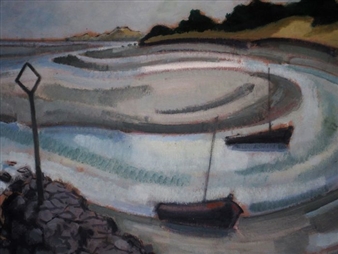 "Vlieland boten in de Kroonspolders" - Rinus Duin