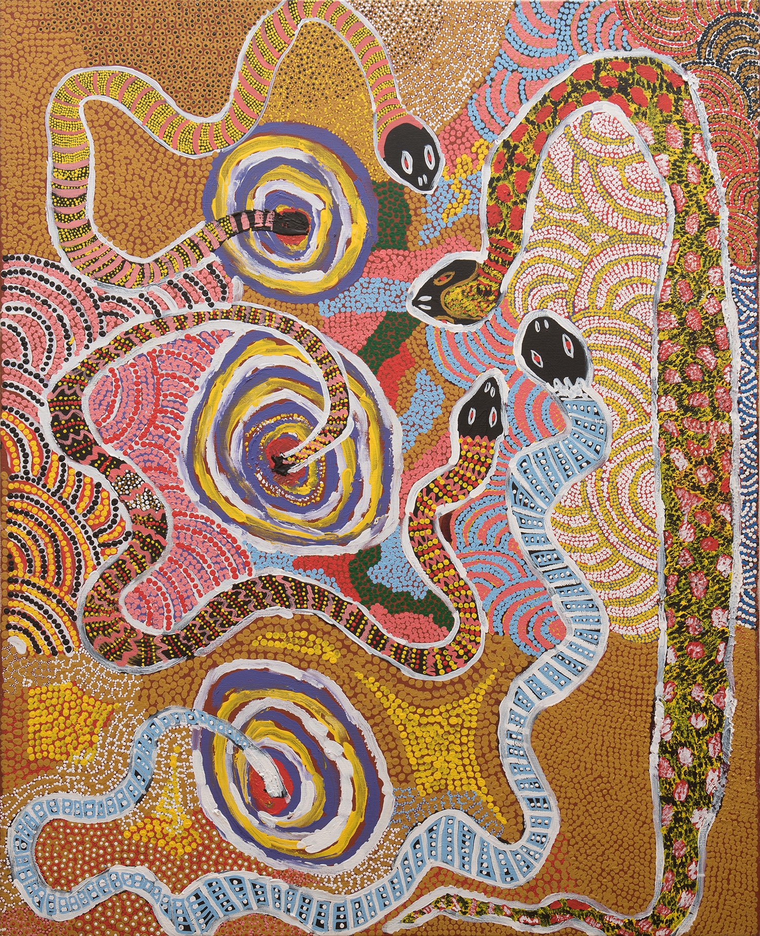 Artwork by Cliff Reid, Lirru, Made of acrylic on canvas