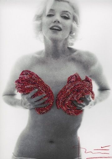 Bert Stern, Marilyn Monroe with rhinestones