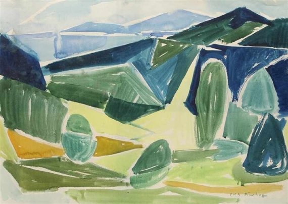 Abstrakte Landschaft