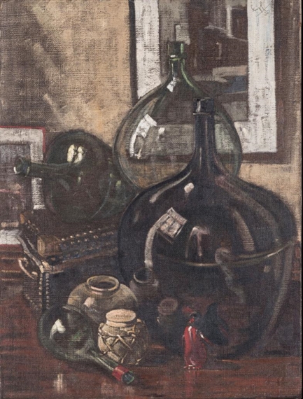 STILL LIFE WITH VESSELS by Clément Sénèque