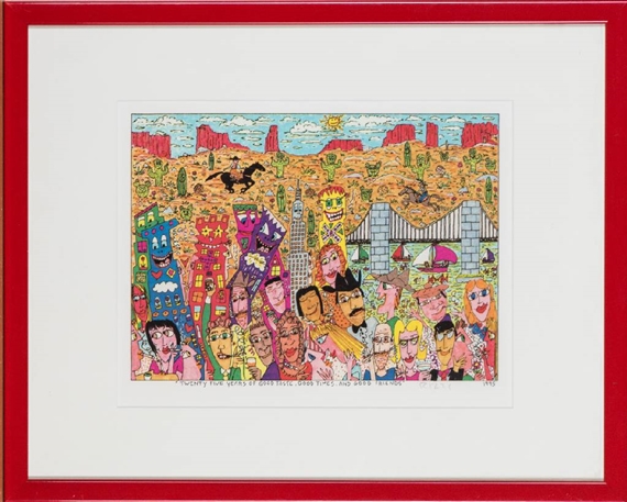 James Rizzi | Sunday in the Sun (1995) | MutualArt