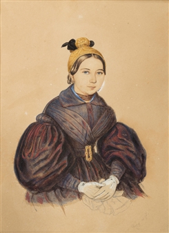 Portrait of a Girl - Max von Chezy