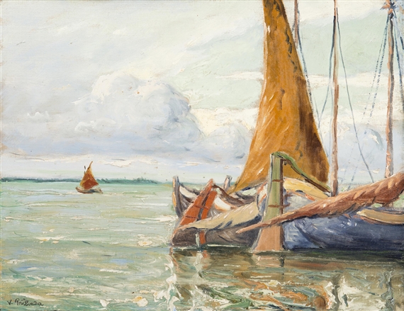 Sailboat by Václav Příhoda