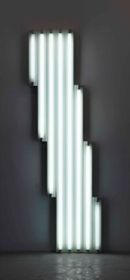 untitled (monument for V. Tatlin) by Dan Flavin, 1968-1989