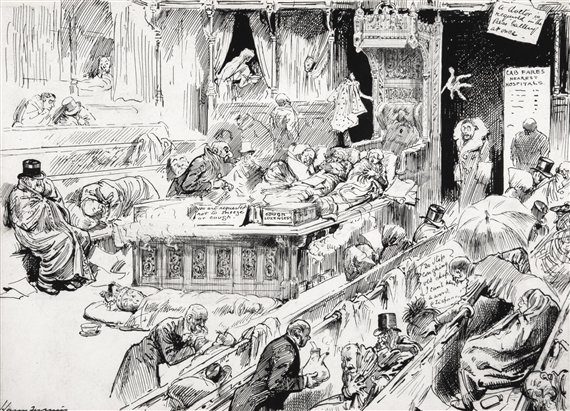 ‘AN INFLUENZIAL HOUSE OF COMMONS’ by Harry Furniss, 1893