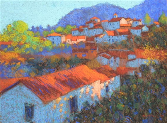 The Village of Grazalema, Nr. Seville by John Mackie, 1999