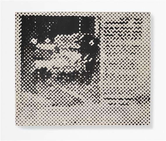 AUTOUNFALL (CAR CRASH) OR THE THREE SISTERS by Sigmar Polke, 1967