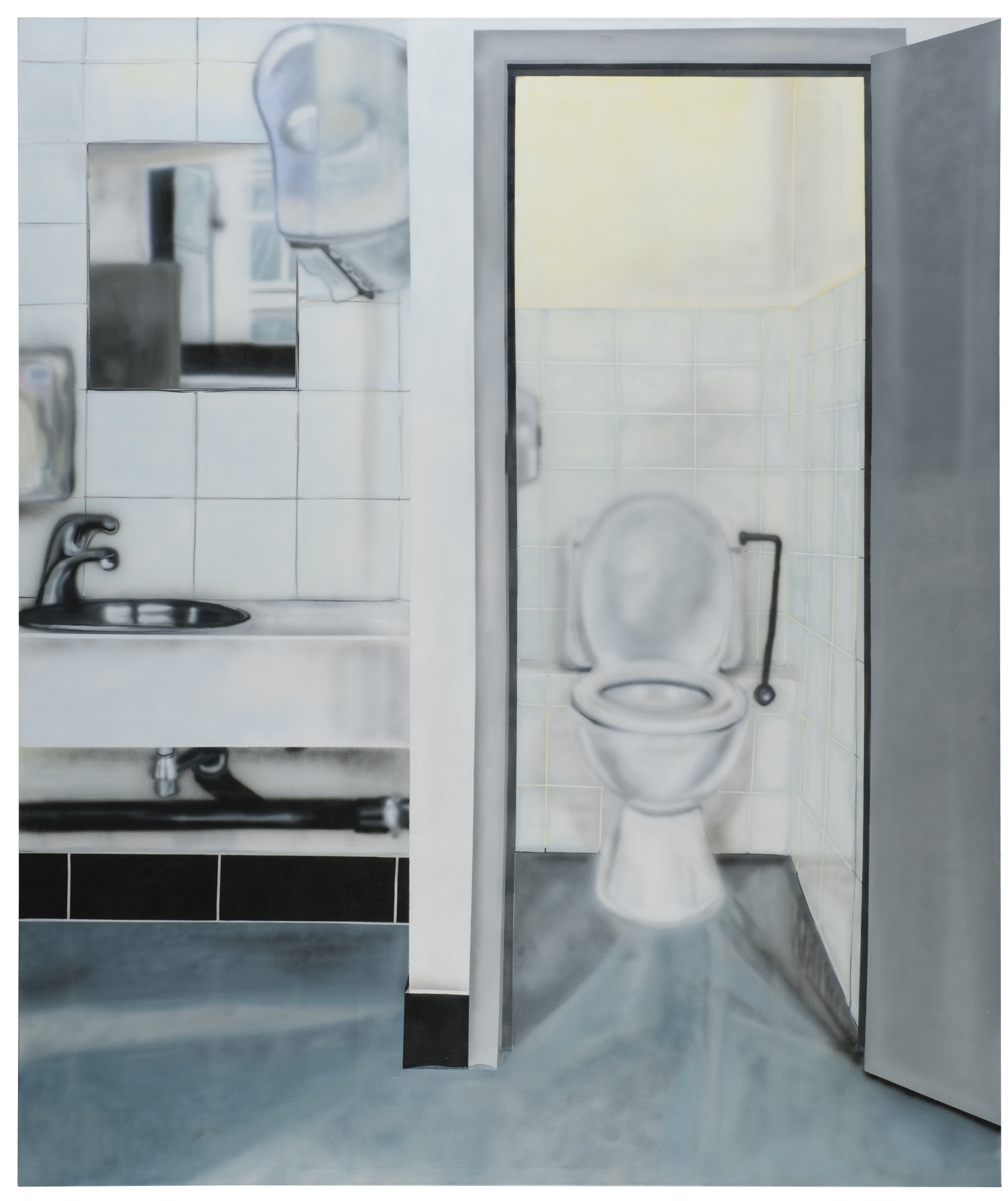 Artwork by Jana Euler, TOILET, Made of acrylic on canvas