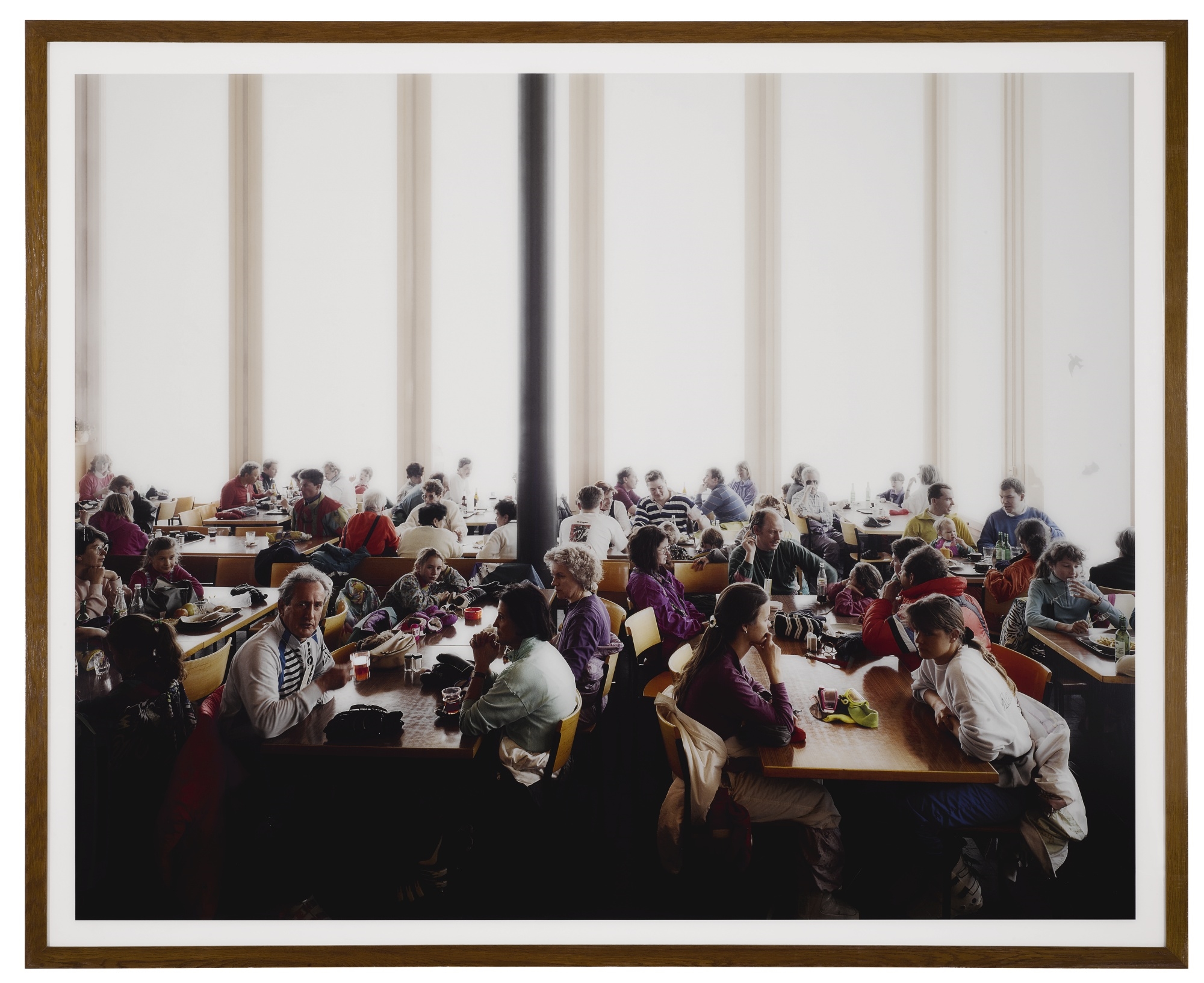 Artwork by Andreas Gursky, ST. MORITZ, RESTAURANT, Made of c-print mounted on Plexiglas