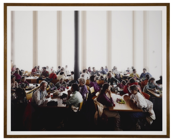 ST. MORITZ, RESTAURANT by Andreas Gursky, 1991