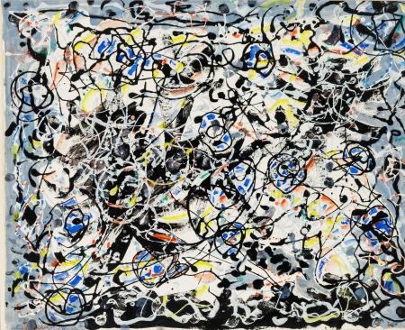 Untitled (informel) by Oswald Oberhuber, 1954