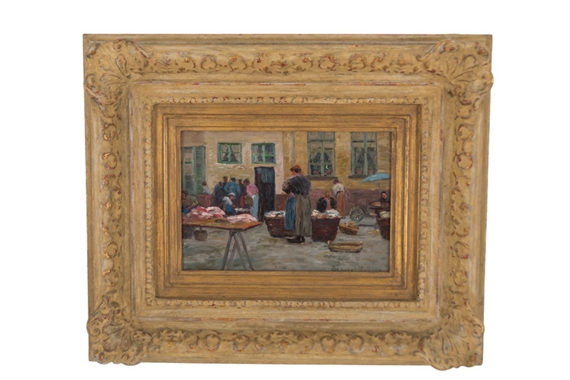 THE FISH MARKET by Charles Chapel Judson