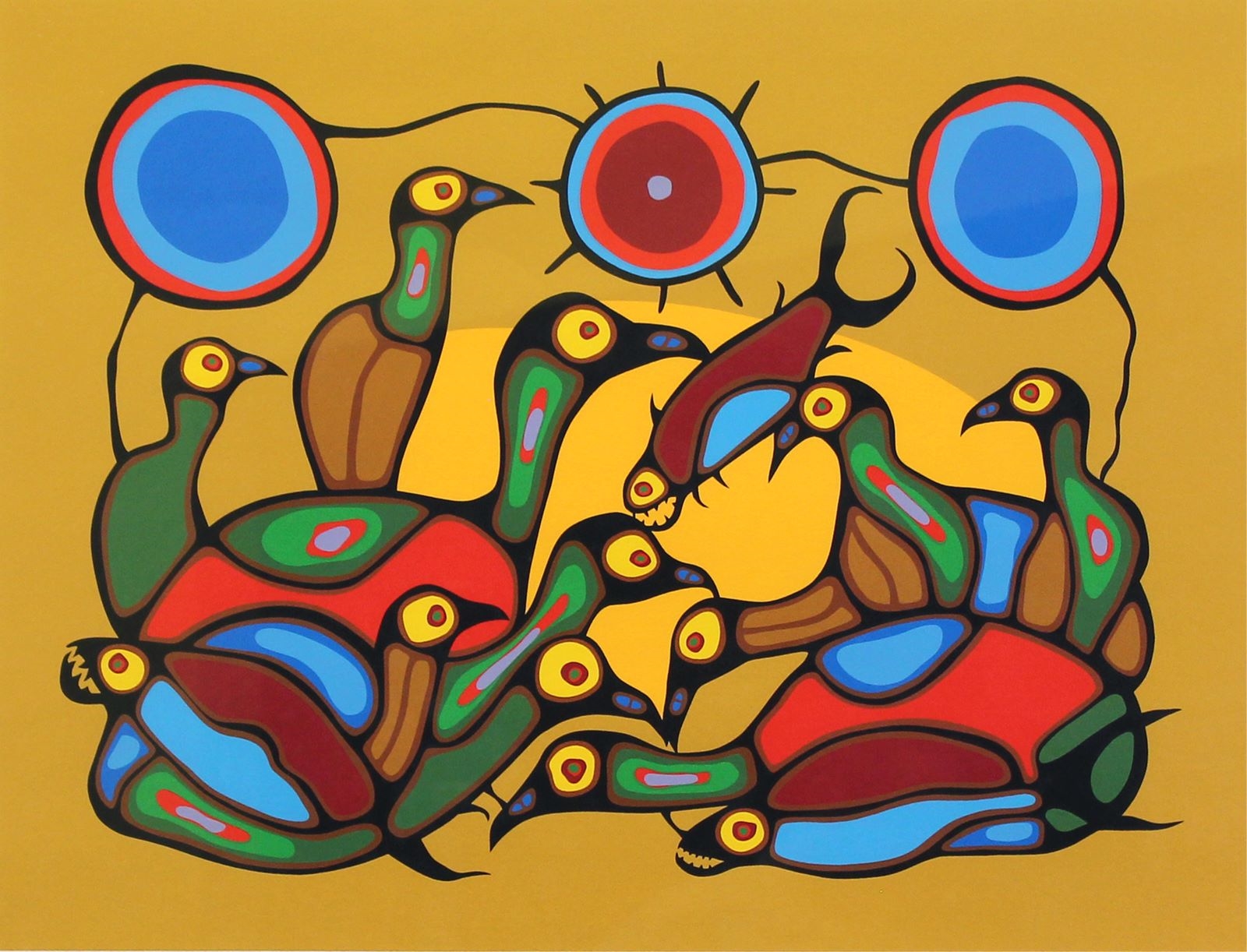 Norval Morrisseau The Gathering MutualArt