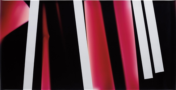 Black Curl (CMY/Five Magnet: Irvine, California, January 2nd, 2010, Fujicolor Crystal Archive Super Type C, Em. No. 165-021, 09710) by Walead Beshty, 2010