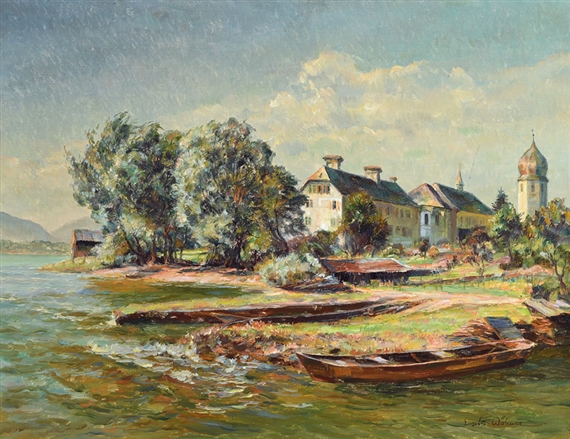 The Monastery Church Frauenchiemsee by Louis Wöhner