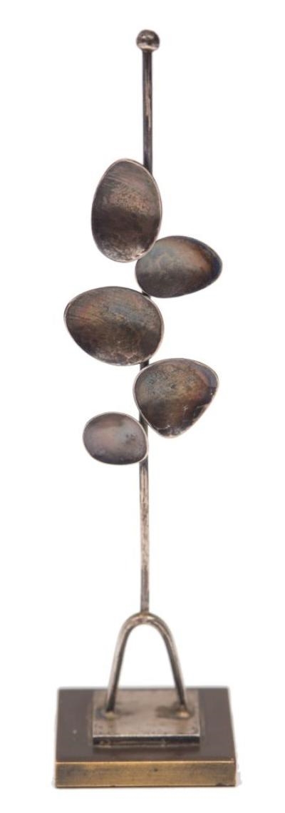 Artwork by Michael Neville Seward Snow, Oval Forms, Made of White metal