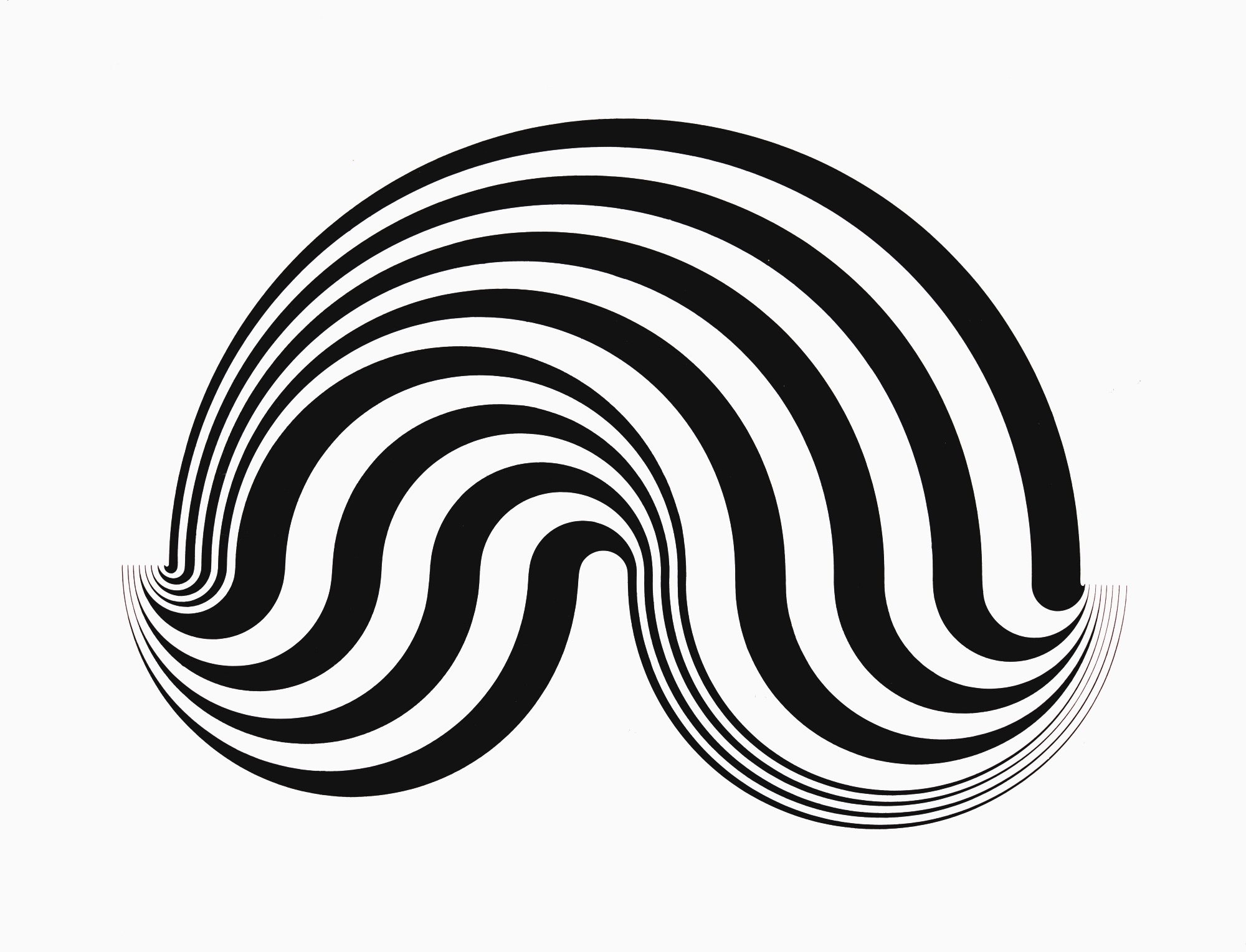 Bridget Riley | UNTITLED (FRAGMENT 5) (S. 5E) (1965) | MutualArt