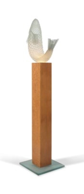 Glass Fish Lamp by Frank Gehry, 1987