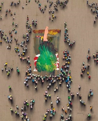 Indicio by Juan Genovés, 2011