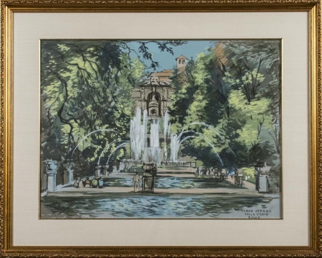 James Seeman | Villa dEste, Rome (20th Century) | MutualArt