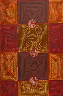 Emu Travelling - Raymond Maxwell Tjampitjinpa