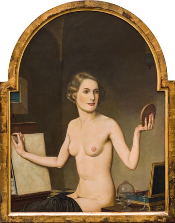 Sitzender Damenakt by Victor Karl Hammer, 1930