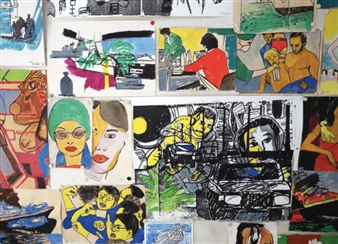 Carlo Aloë: Paintings and sketches - Licht Feld Gallery
