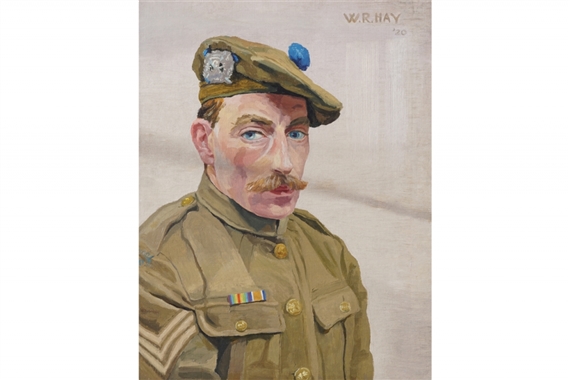 W. R. Hay | Portrait of a soldier | MutualArt