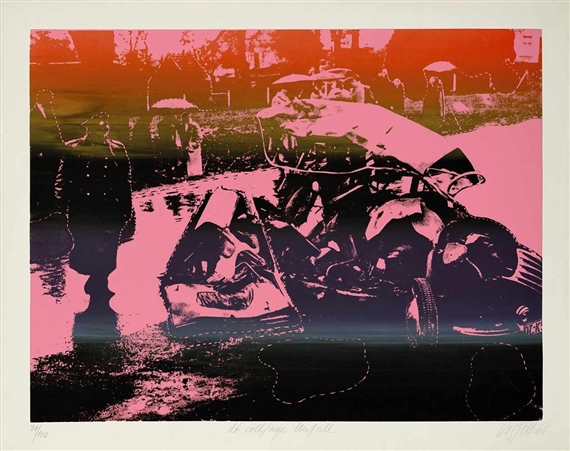 "de-coll/age Unfall" by Wolf Vostell, 1966