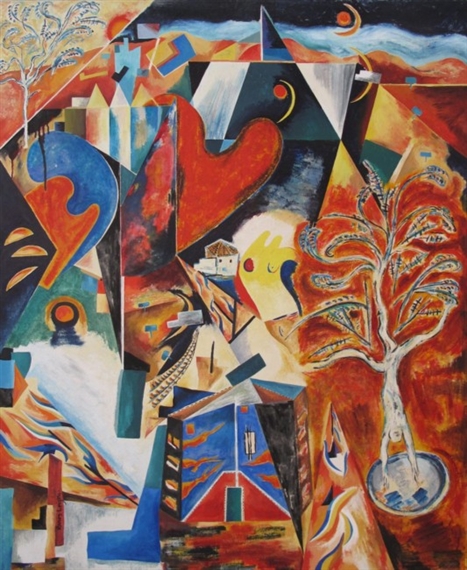 Abstract composition by Renos Loizou