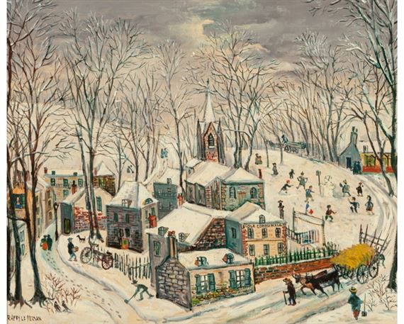 Ecole Communale by Jean Raffy le Persan