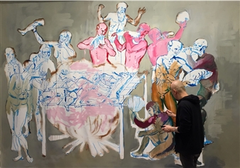 Manuel Ocampo: Yes, Sir/Ma’am! No, Sir/Ma’am! Right Away, Sir/Ma’am! - Tyler Rollins Fine Art