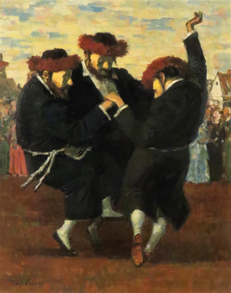 Tully Filmus | 2 works, Chassisic Dance; Accordion Player | MutualArt