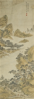 LANDSCAPE AFTER ZHAO MENGFU - Cheng Dian