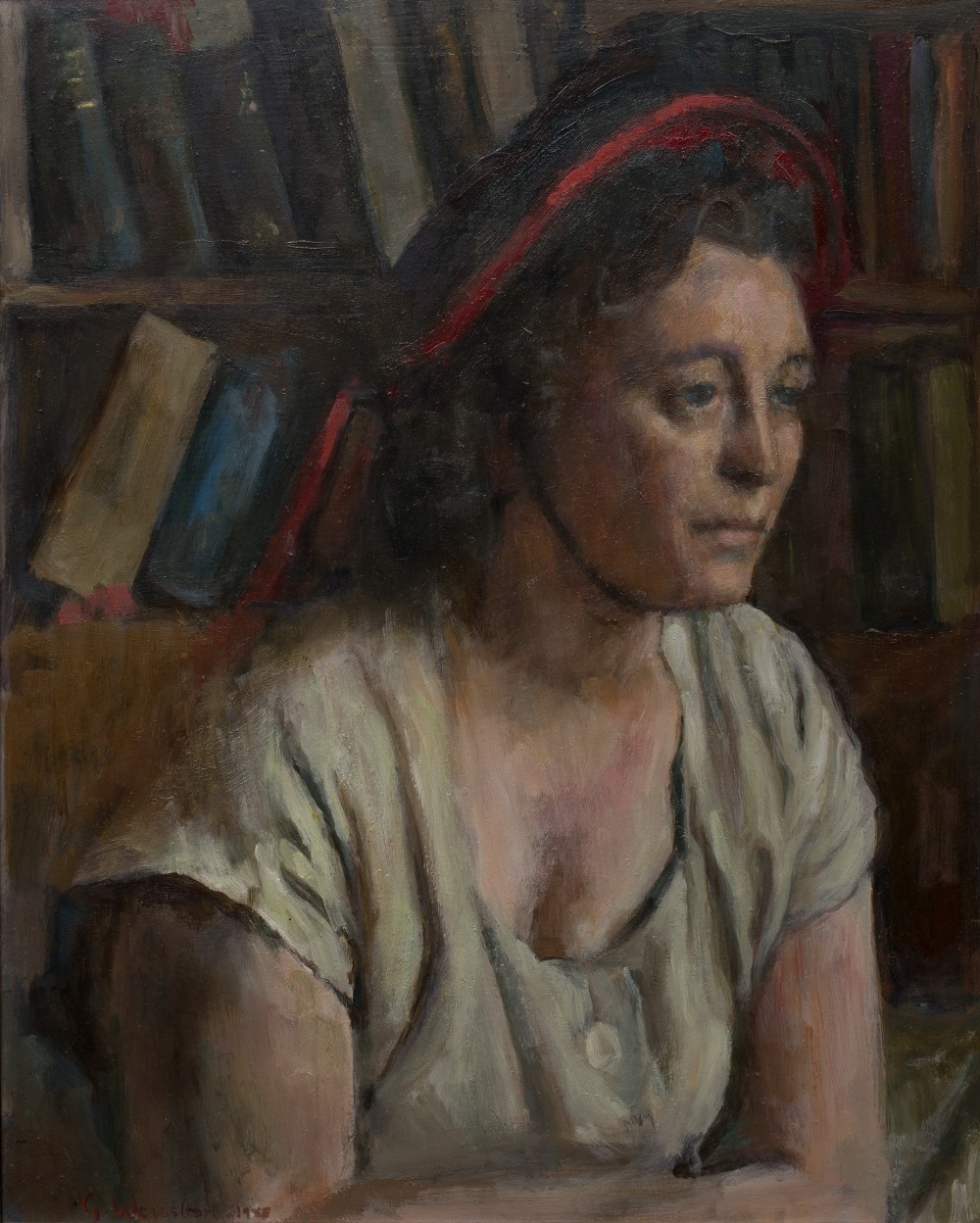 George Weissbort | Portrait of the artist's first wife (1958) | MutualArt