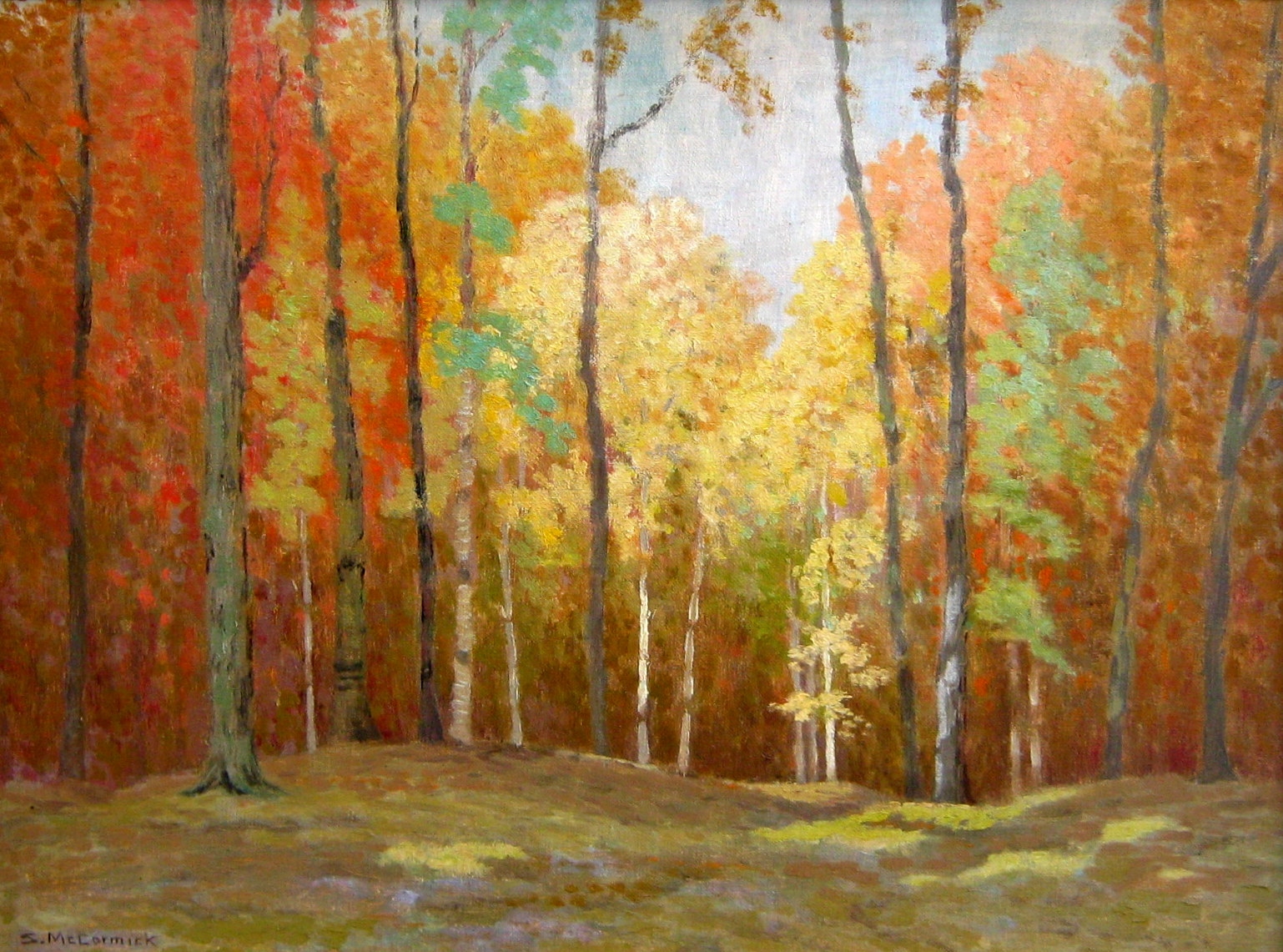 Joseph Roderick Stuart McCormick | Autumn in the Woods, R.J. McCormick ...